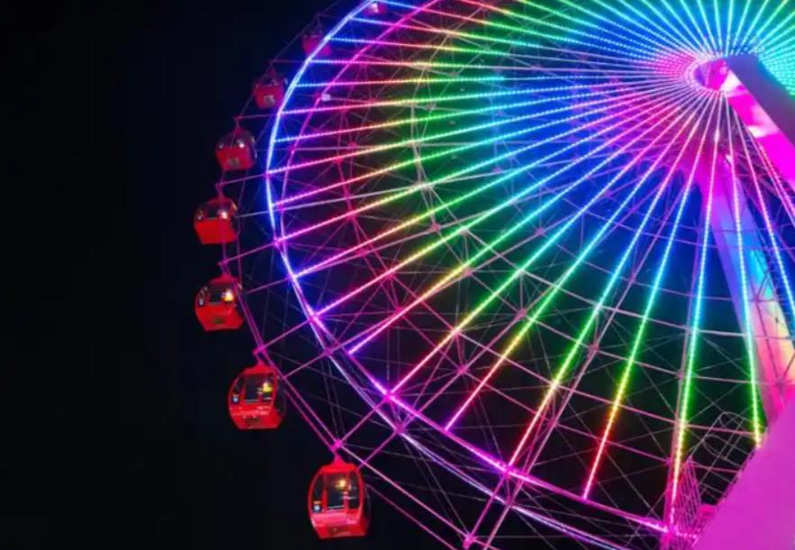 摩天轮楼体亮化注意事项/