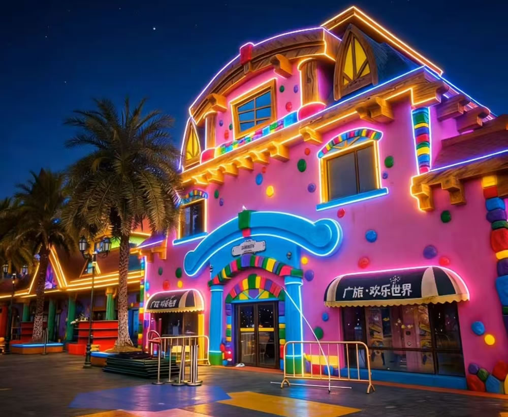 游乐场亮化工程 